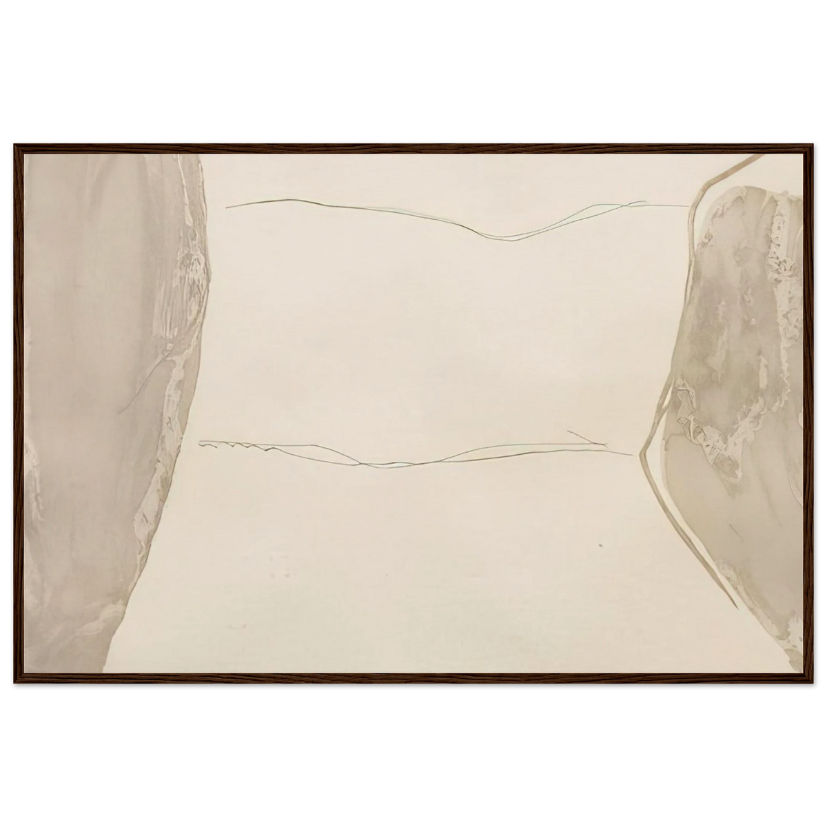 Ponti - 1973 Framed Poster | Helen Frankenthaler Framed Prints Wall Art | Frankenthaler Helen