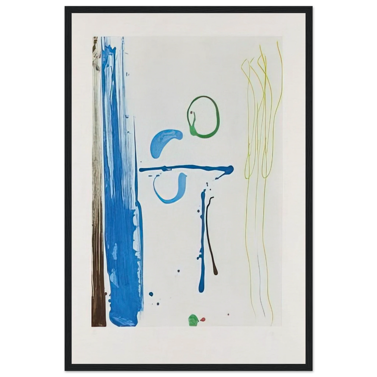 Sunshine After Rain - 1987 Framed Poster | Helen Frankenthaler Framed Prints Wall Art | Frankenthaler Helen