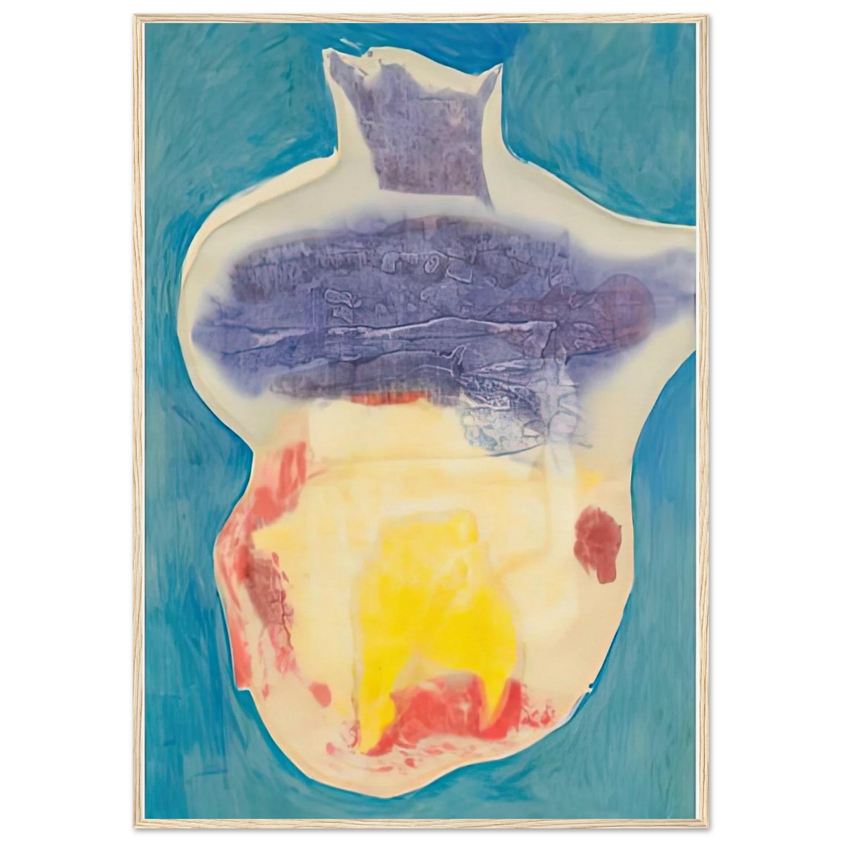 Narcissus, 1963- Framed Poster | Helen Frankenthaler Framed Prints Wall Art | Frankenthaler Helen