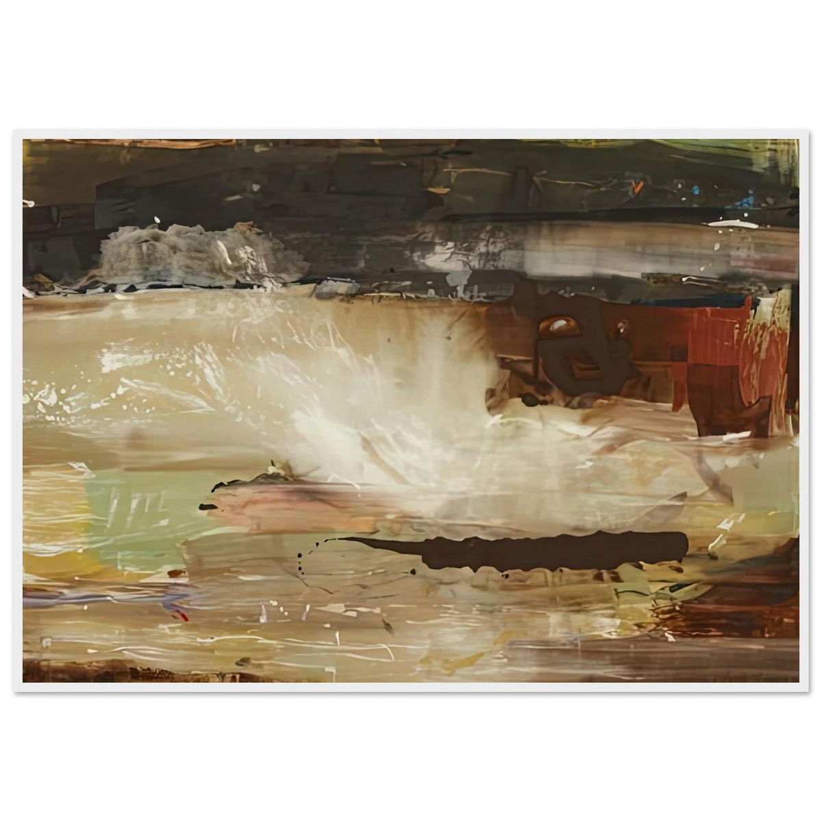For E.M., 1981- Framed Poster | Helen Frankenthaler Framed Prints Wall Art | Frankenthaler Helen
