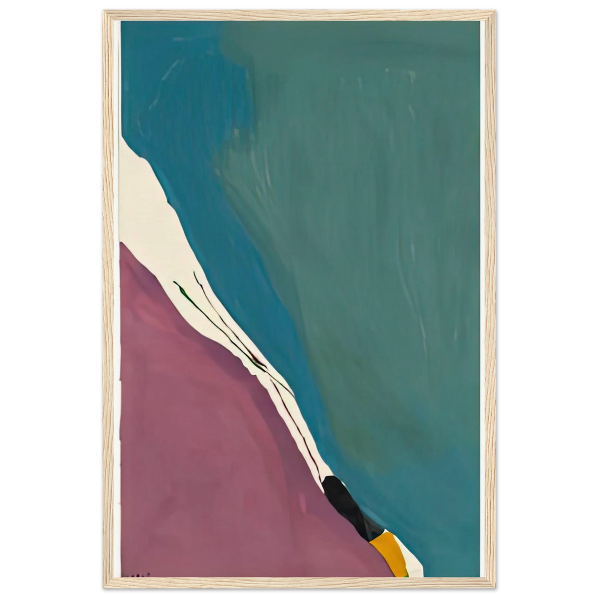 Red Travels, 1971- Framed Poster | Helen Frankenthaler Framed Prints Wall Art | Frankenthaler Helen