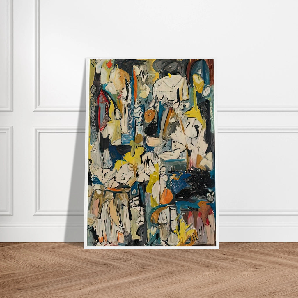 Village, 1951- Framed Poster | Helen Frankenthaler Framed Prints Wall Art | Frankenthaler Helen