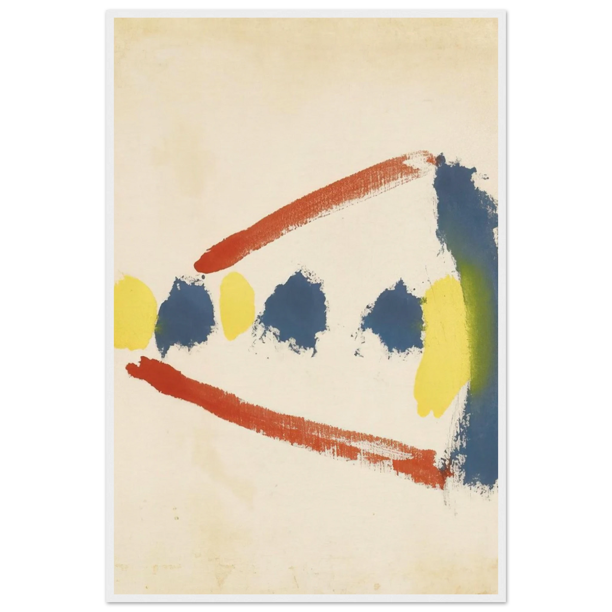 Untitled - 1965 Framed Poster | Helen Frankenthaler Framed Prints Wall Art | Frankenthaler Helen