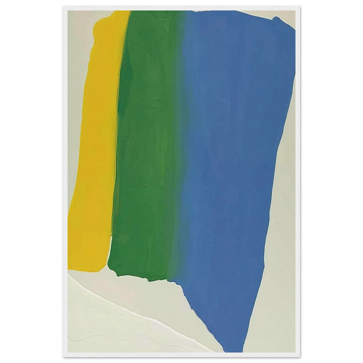 Summer Insignia - 1969 Framed Poster | Helen Frankenthaler Framed Prints Wall Art | Frankenthaler Helen
