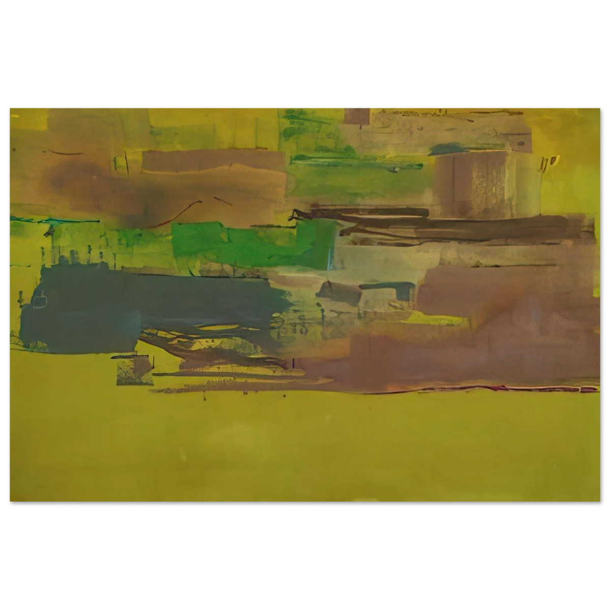 August Deep - 1978 Poster | Helen Frankenthaler Poster | Frankenthaler Helen
