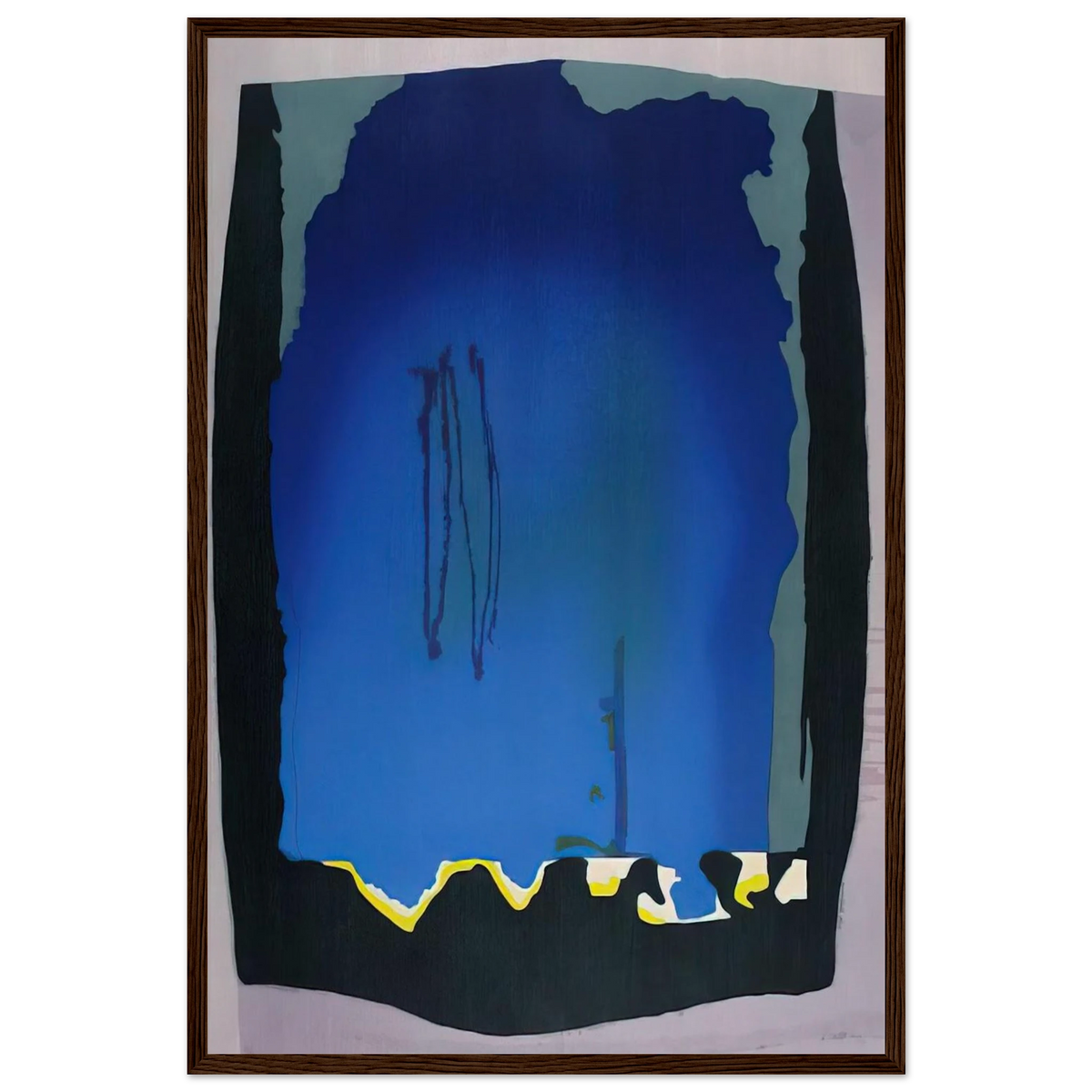 Freefall - 1992 Framed Poster | Helen Frankenthaler Framed Prints Wall Art | Frankenthaler Helen