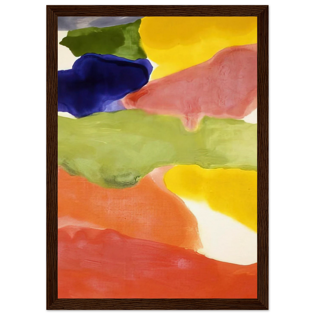 Tutti-Fruitti - 1966 Framed Poster | Helen Frankenthaler Framed Prints Wall Art | Frankenthaler Helen
