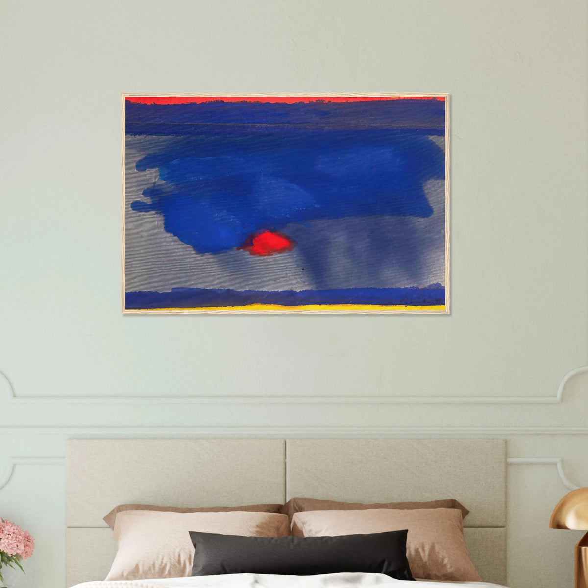 Provincetown - 1964 Framed Poster | Helen Frankenthaler Framed Prints Wall Art | Frankenthaler Helen